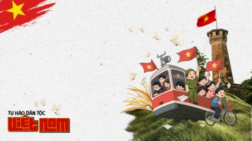 Mẫu thiết kế Hình nền máy tính 2/9, Quốc Khánh, lễ hội, Việt Nam, sự kiện, dễ thương, cute, chibi, hoạt hình, cartoon 1765125785