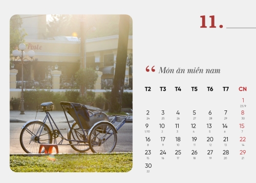 Mẫu thiết kế Lịch để bàn Danh lam thắng cảnh Việt Nam 1766788782