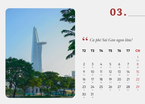 Mẫu thiết kế Lịch để bàn Danh lam thắng cảnh Việt Nam 1766788782