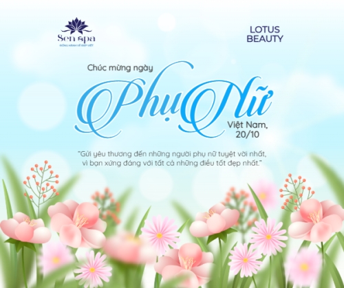 Mẫu thiết kế Bài post MXH ngang 20/10, Ngày phụ nữ Việt Nam, Vietnamese Women's Day, phụ nữ, sự kiện, event, làm đẹp, beauty, thẩm mỹ, modern, hiện đại 1765240191