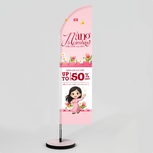 Mẫu thiết kế Cờ phướn 20/10, Ngày phụ nữ Việt Nam, Vietnamese Women's Day, phụ nữ, sự kiện, event, dễ thương, cute, chibi, hoạt hình, cartoon 1765237742