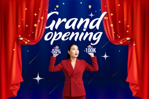 Mẫu thiết kế Banner - Băng rôn Grand opening 1765550044