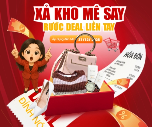 Mẫu thiết kế Bài post MXH ngang Xả kho mê say rước deal liền tay 1765437902