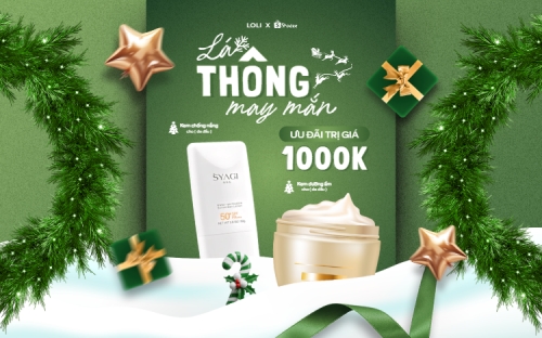 Mẫu thiết kế Banner - Băng rôn Lá thông may mắn 1765561788