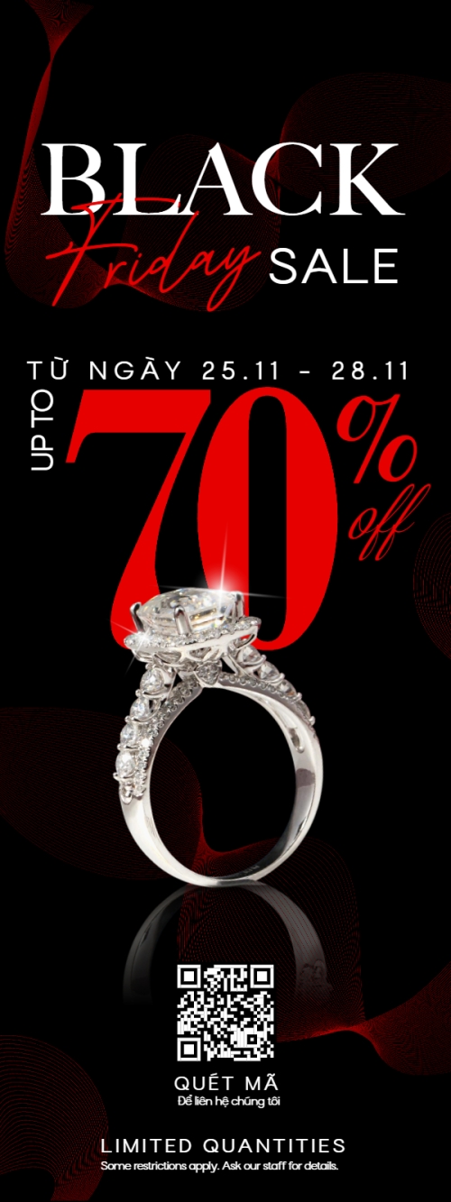 Mẫu thiết kế Standee Black Friday sale 1764555090