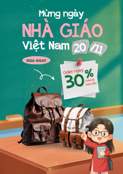 Mẫu thiết kế Poster chuẩn Mừng ngày nhà giáo Việt Nam 1764553985