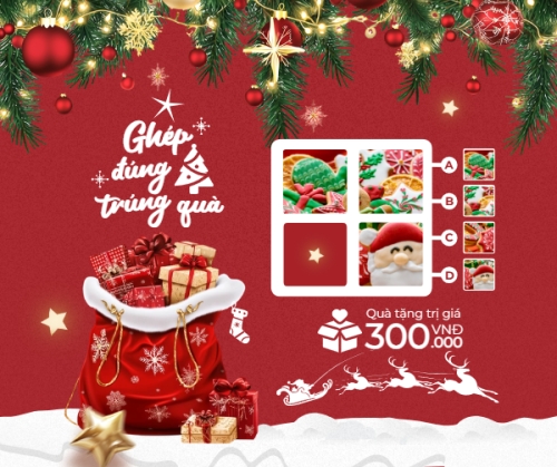 Mẫu thiết kế Bài post MXH ngang Ghép đúng trúng quà 1765379722