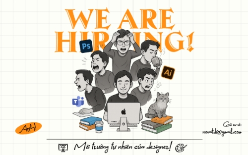Mẫu thiết kế Banner - Băng rôn We are hiring! 1765550108