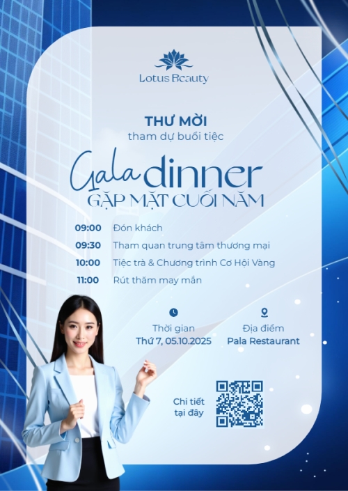 Mẫu thiết kế Thư mời Gala dinner gặp mặt cuối năm 1764803518