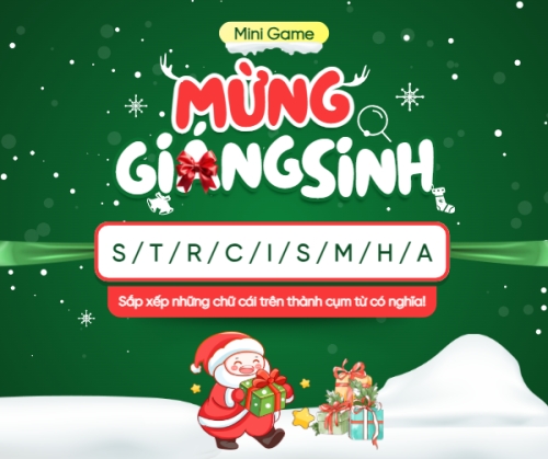 Mẫu thiết kế Bài post MXH ngang Mini game mừng giáng sinh 1765240119