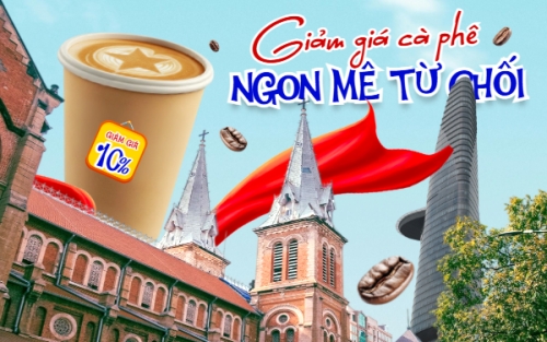 Mẫu thiết kế Banner - Băng rôn Giảm giá cà phê ngon mê từ chối 1765550044