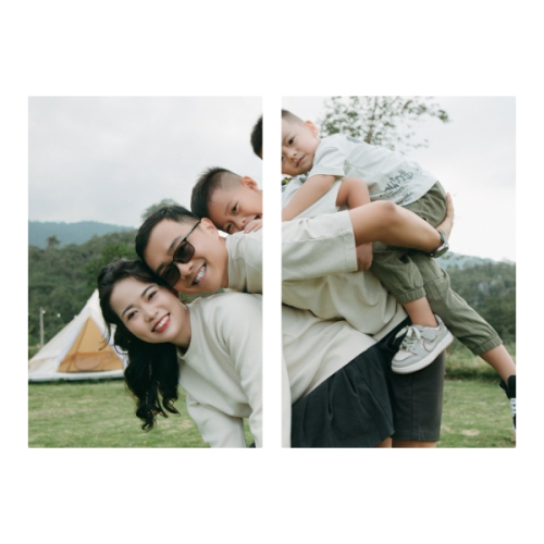 Mẫu thiết kế Photobook vuông Tình yêu, love, Gia đình, family, dễ thương, cute 1765153587