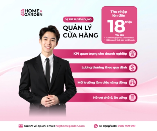 Mẫu thiết kế Bài post MXH ngang Tuyển dụng, quản lý cửa hàng, văn phòng, office, doanh nghiệp, hiện đại, modern 1765154201