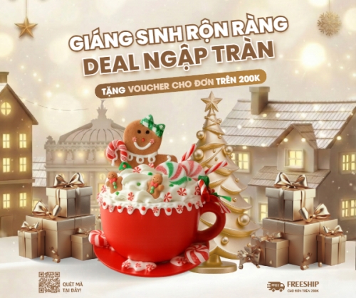 Mẫu thiết kế Bài post MXH ngang Giáng sinh rộng ràng deal ngập tràn 1765240304