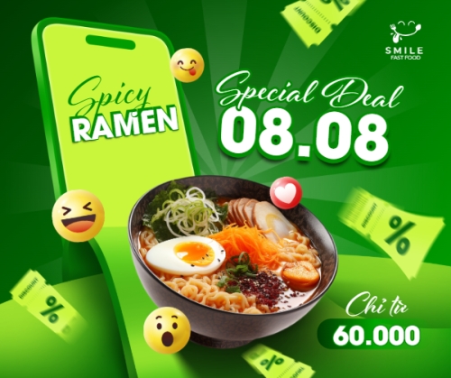 Mẫu thiết kế Bài post MXH ngang Mì, noodle, mì thập cẩm, đồ ăn, food, thực phẩm, ẩm thực, món ăn, F&B, nhà hàng, thức ăn, hiện đại	 1765154201