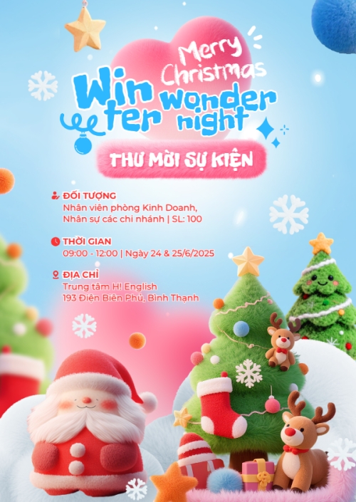 Mẫu thiết kế Thư mời Winter wonder night 1765413126