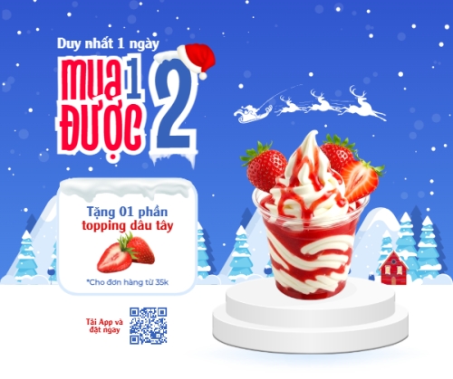 Mẫu thiết kế Bài post MXH ngang Mua 1 được 2 deal cuối năm 1765379722