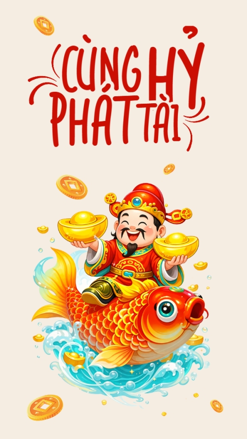 Mẫu thiết kế Hình nền điện thoại Cùng hỷ phát tài 1767031700