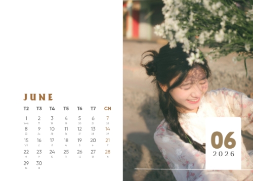 Mẫu thiết kế Lịch để bàn Tết, Xuân, Bính Ngọ, năm 2026, 2026, hiện đại, sang trọng, modern 1766789117