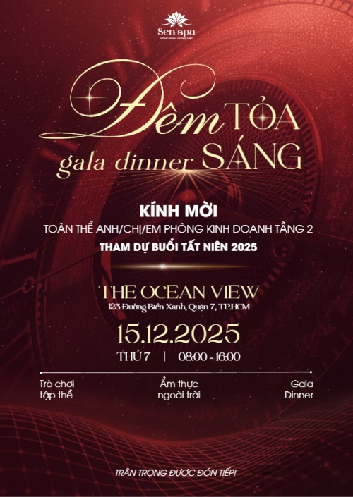 Mẫu thiết kế Thư mời Đêm tỏa sáng 1764803518