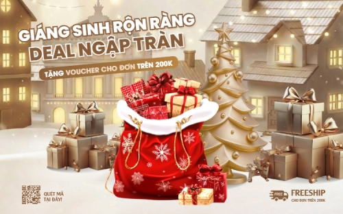 Mẫu thiết kế Banner - Băng rôn Giáng sinh rộn ràng deal ngập tràn 1765550044