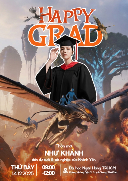 Mẫu thiết kế Thư mời Happy Grad Avatar 1764803517