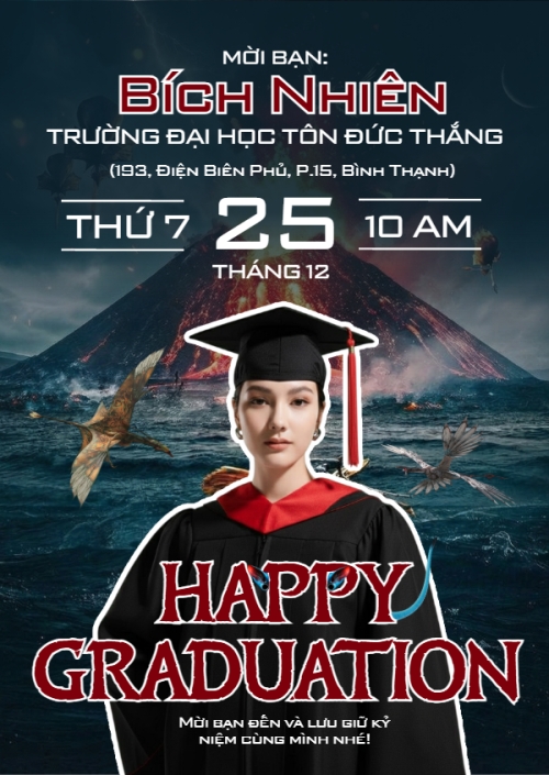 Mẫu thiết kế Thư mời Tốt nghiệp cùng Avatar 1764803517