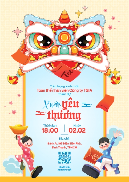 Mẫu thiết kế Thư mời Xuân yêu thương 2026 1769662569