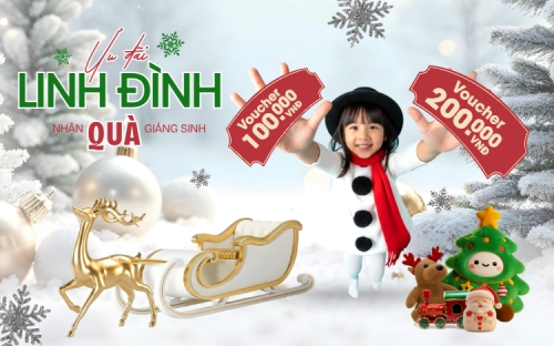 Mẫu thiết kế Banner - Băng rôn Ưu đãi linh đình nhận quà giáng sinh 1769668806