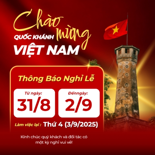 Mẫu thiết kế Bài post MXH vuông 2/9, Quốc Khánh, lễ hội, thông báo, lịch nghỉ, Việt Nam, sự kiện, event, hiện đại, modern 1769668620