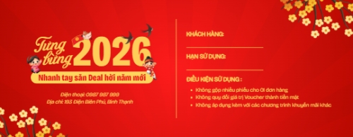 Mẫu thiết kế Gift voucher Tết Bính Ngọ mua sắm thả ga 1767995517