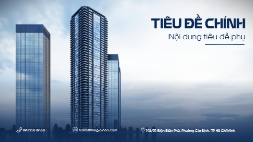 Mẫu thiết kế Bài thuyết trình Đô thị hiện đại 1769668793