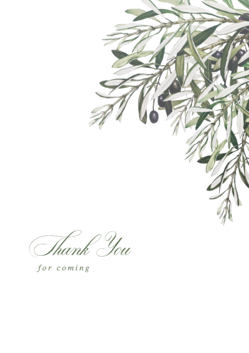 Mẫu thiết kế Ruột thiệp cưới Miracle Love, hoa lá, thiên nhiên, floral, vintage, hiện đại 1767929259