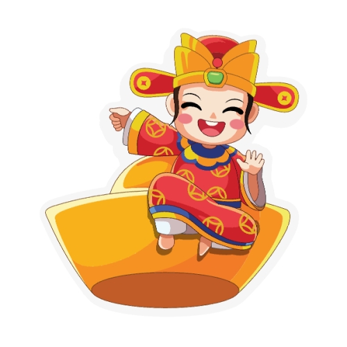 Mẫu thiết kế Tag giấy Thần tài gõ cửa 1767954707