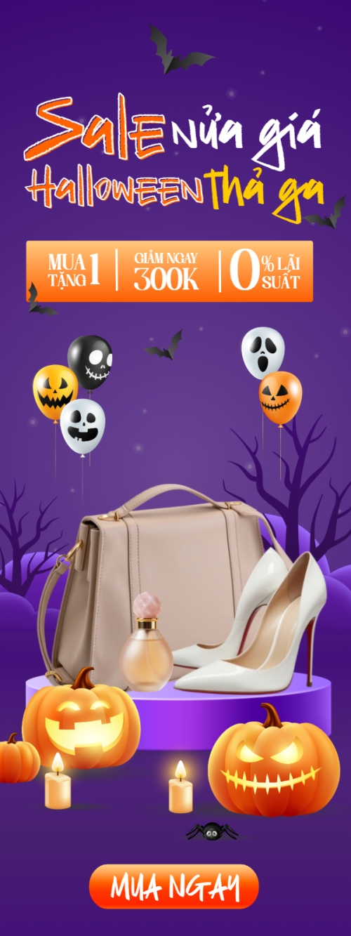 Mẫu thiết kế Standee Halloween, lễ hội ma quái, sự kiện, event, fashion, thời trang, quần áo, trang phục, clothes, outfit, dễ thương, cute, chibi, hoạt hình, cartoon 1768024385