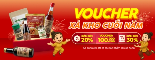 Mẫu thiết kế Gift voucher Xả kho cuối năm 1767995470