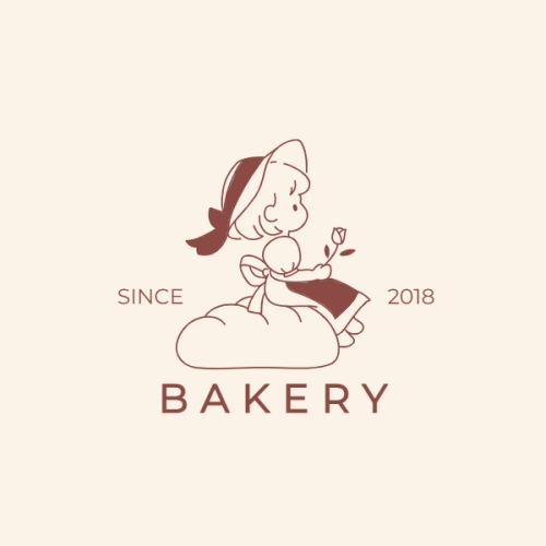 Mẫu thiết kế Logo Bánh ngọt, bakery, cake, đồ ăn, food, thực phẩm, ẩm thực, món ăn, F&B, thức ăn 1769681780