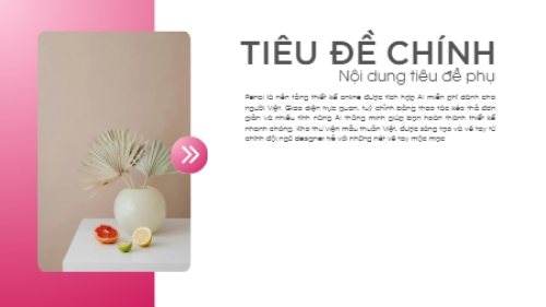 Mẫu thiết kế Bài thuyết trình Sắc hồng giản đơn 1769674091