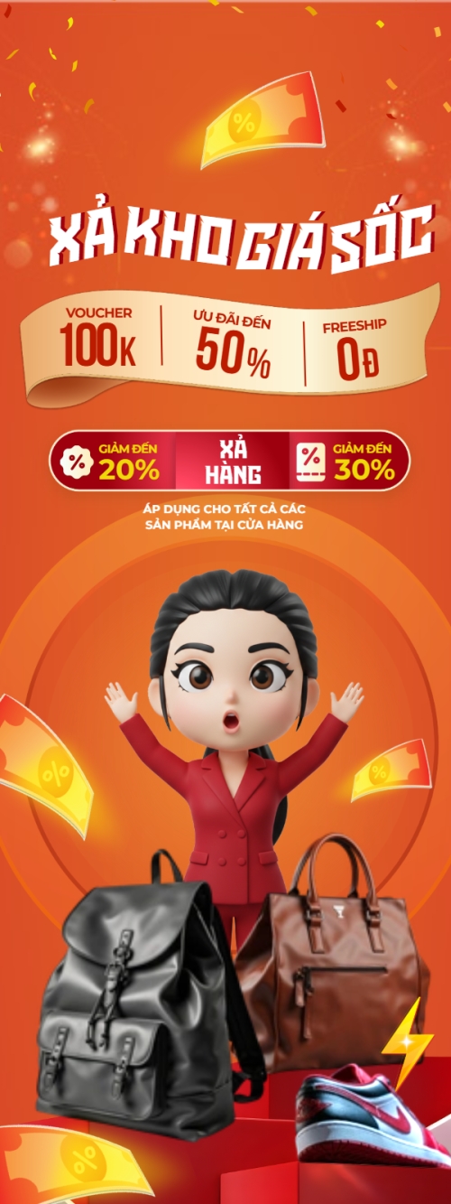 Mẫu thiết kế Standee Xả kho giá sốc 1767855838