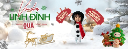 Mẫu thiết kế Gift voucher Voucher linh đình, nhận quà giáng sinh 1768030819