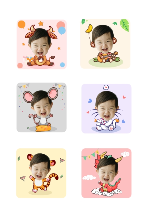 Mẫu thiết kế Nhãn Sticker - Sticker Sheets Happy birthday 1769662568