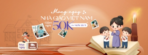 Mẫu thiết kế Ảnh bìa Facebook Mừng ngày Nhà Giáo Việt Nam 20/11 1769680887