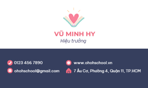 Mẫu thiết kế Danh thiếp Giáo dục, education, school, trường học 1768364295