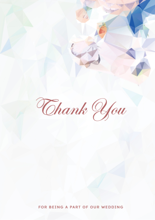 Mẫu thiết kế Ruột thiệp cưới Dreamy Floral, hoa lá, thiên nhiên, floral, màu nước 1767839147