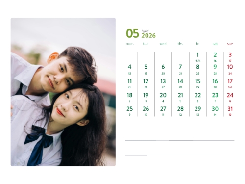 Mẫu thiết kế Lịch để bàn Xuân Bính Ngọ 2026 1768321723