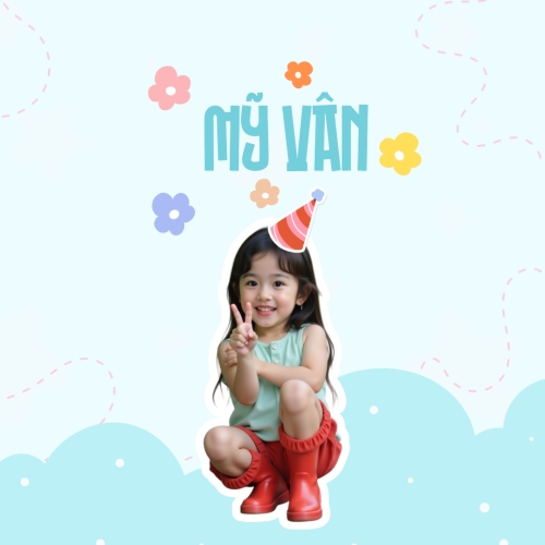 Mẫu thiết kế Photobook vuông Em bé, trẻ em, baby, kids, gia đình, family, dễ thương, cute 1767997323