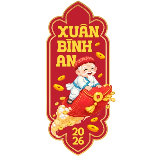Mẫu thiết kế Tag giấy Xuân bình an 1767857673