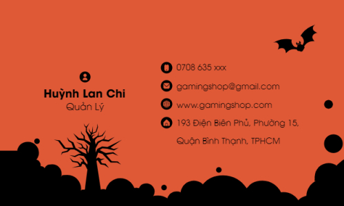 Mẫu thiết kế Danh thiếp Halloween, sự kiện, event, chương trình, lễ hội 1768348317