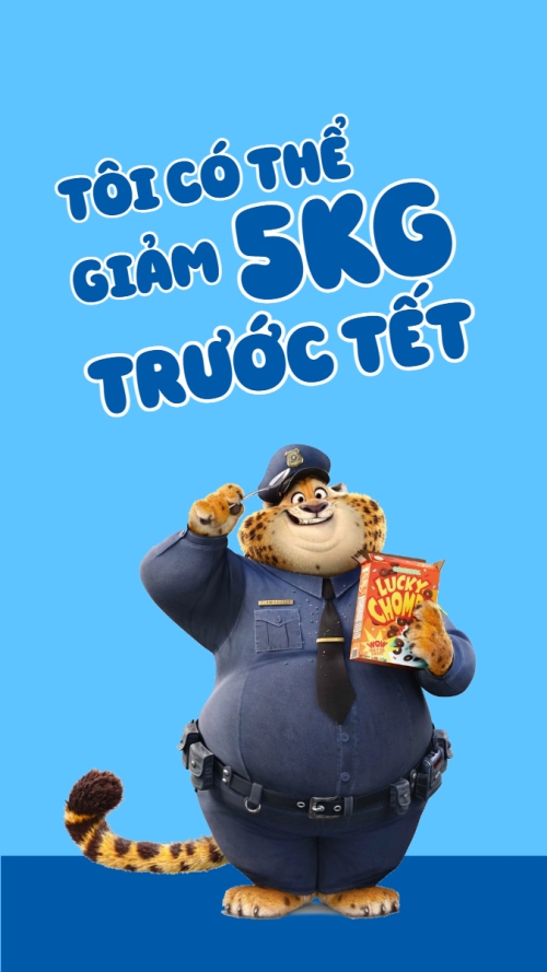 Mẫu thiết kế Hình nền điện thoại Tôi có thể giảm 5kg trước tết 1769668805