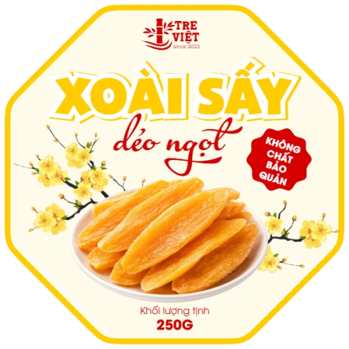 Mẫu thiết kế Decal bế theo thiết kế Xoài sấy dẻo ngọt 1767954916